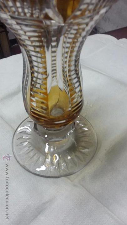 Antig&uuml;edades: JARRON E CRISTAL EN DOS COLORES - Foto 2