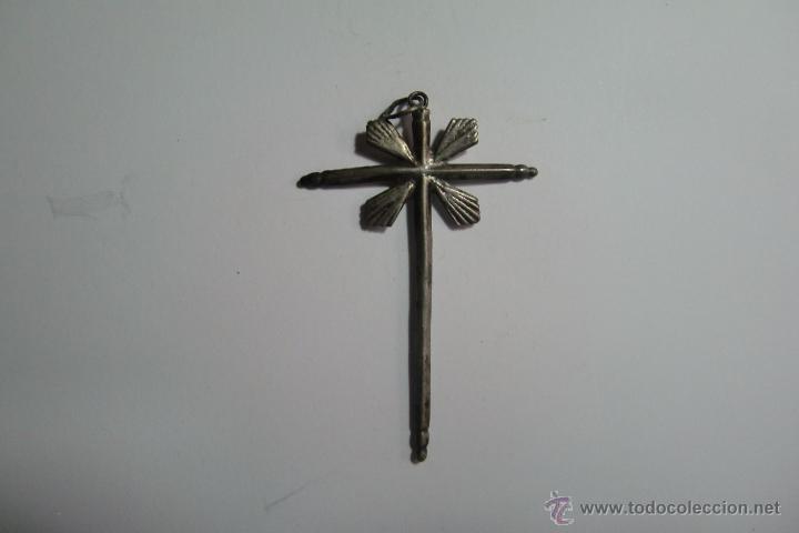 Antig&uuml;edades: ANTIGUA CRUZ DE PLATA. 6X4 CMS, - Foto 2