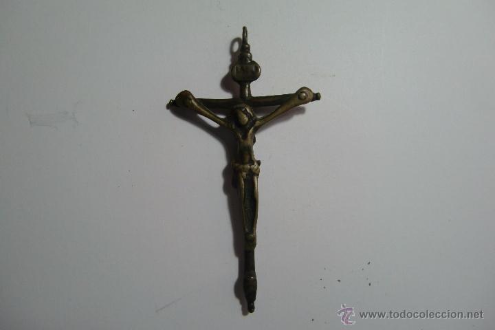Antig&uuml;edades: ANTIGUA CRUZ DE BRONCE.7,5X4 CMS, - Foto 2
