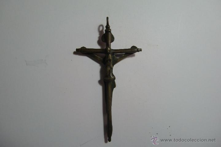 Antig&uuml;edades: ANTIGUA CRUZ DE BRONCE.7,5X4 CMS, - Foto 3