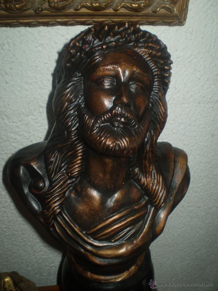 Antig&uuml;edades: BUSTO DE CRISTO DE ESTUCO - Foto 1