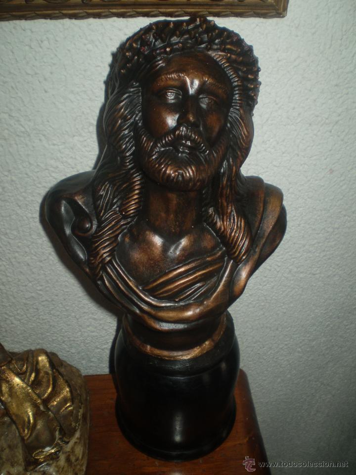 Antig&uuml;edades: BUSTO DE CRISTO DE ESTUCO - Foto 2