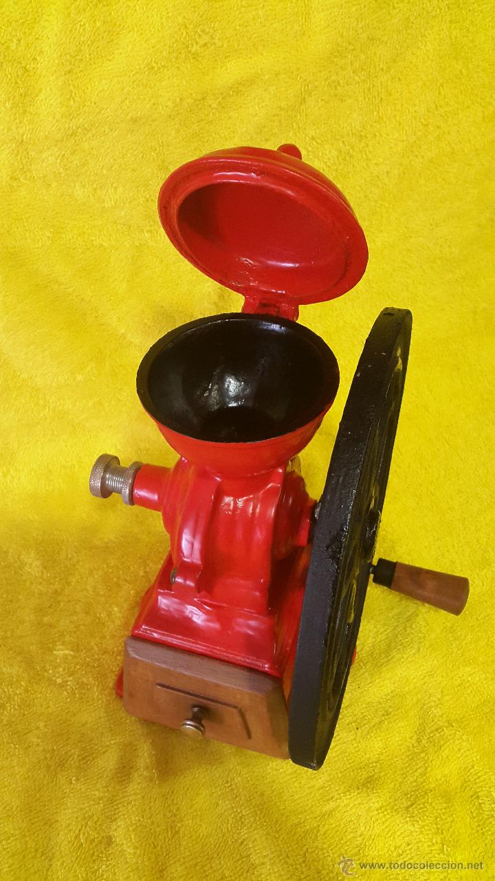 Antig&uuml;edades: ANTIGUO MOLINILLO DE DE CAFE MARCA PATENTADO - Foto 3