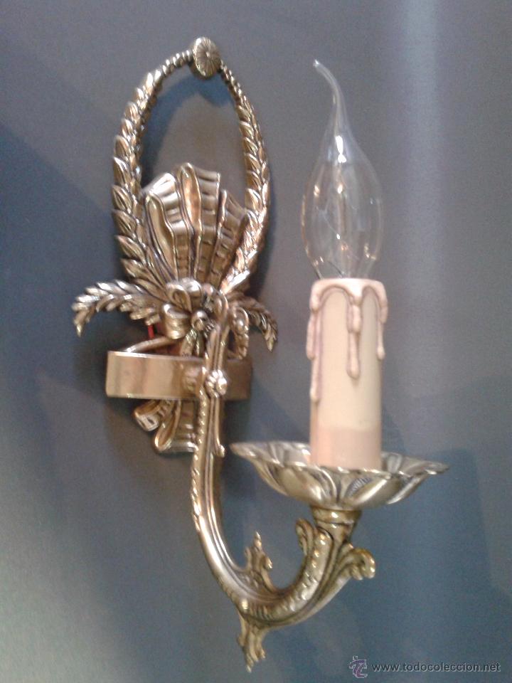 Antig&uuml;edades: APLIQUE DE PARED BRONCE - Foto 1
