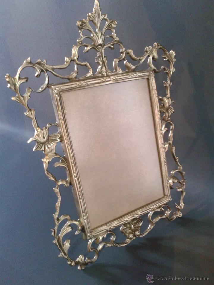 Antig&uuml;edades: PORTA FOTO DE BRONCE - Foto 2