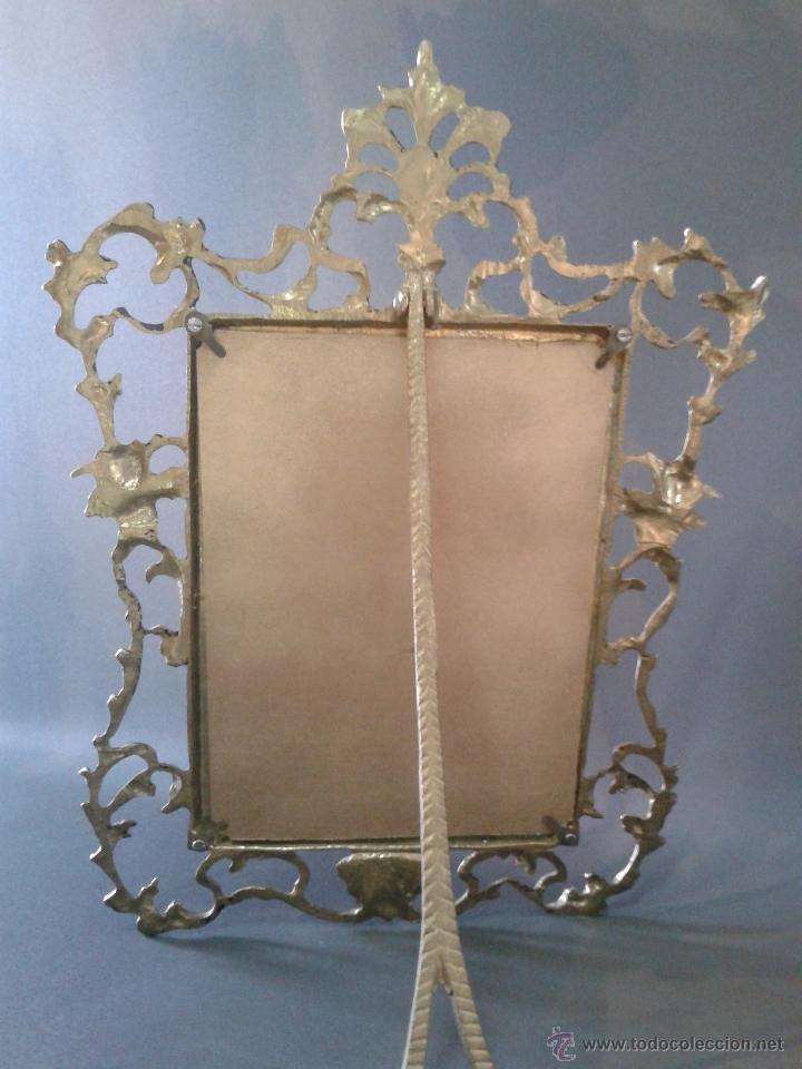 Antig&uuml;edades: PORTA FOTO DE BRONCE - Foto 3