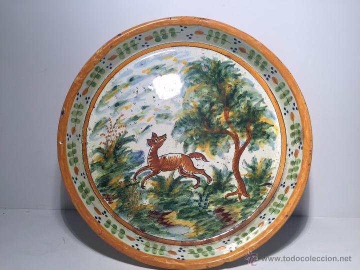 Antig&uuml;edades: PLATO DE CERAMICA ANTIGUO. - Foto 1