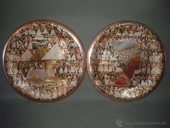 Antig&uuml;edades: PLATOS DE METAL - Foto 1