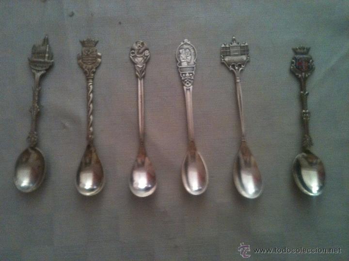 Antig&uuml;edades: lote de 6  cucharillas - Foto 1