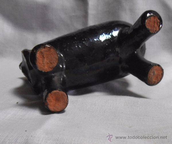 Antig&uuml;edades: BONITO BOTIJO DE COLECCION CON FORMA DE PERRO - Foto 5