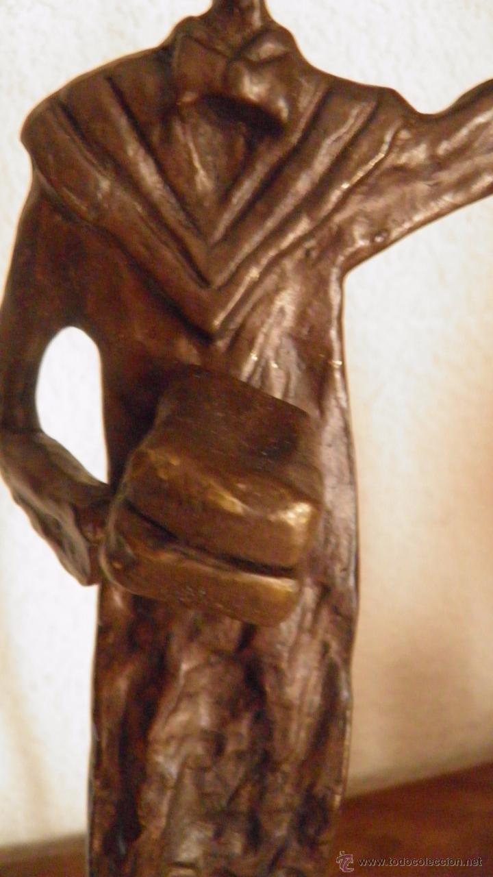 Antig&uuml;edades: GRADUADO. BRONCE PATINADO, 30 CMS. - Foto 2