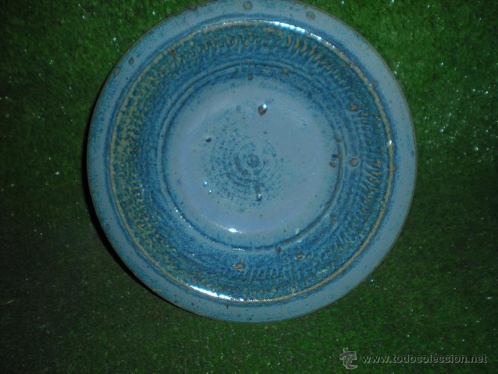 Antig&uuml;edades: Plato azul d 21x4cm - Foto 1