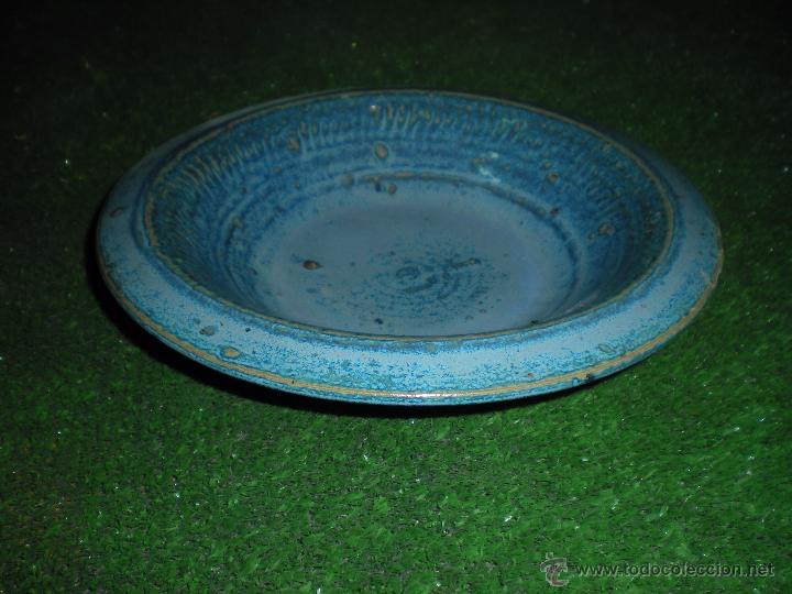 Antig&uuml;edades: Plato azul d 21x4cm - Foto 2