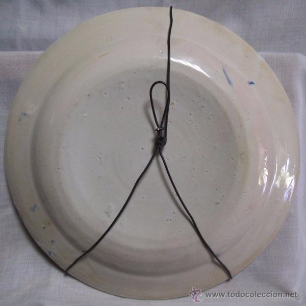 Antig&uuml;edades: ANTIGUO PLATO DE MANISES , 275 CM - Foto 4