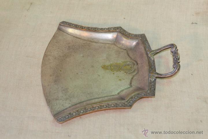 Antig&uuml;edades: recogemigas plateado antiguo - Foto 4