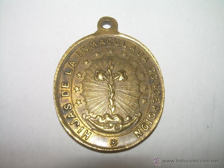 Antig&uuml;edades: ANTIGUA MEDALLA DE BRONCE. - Foto 2