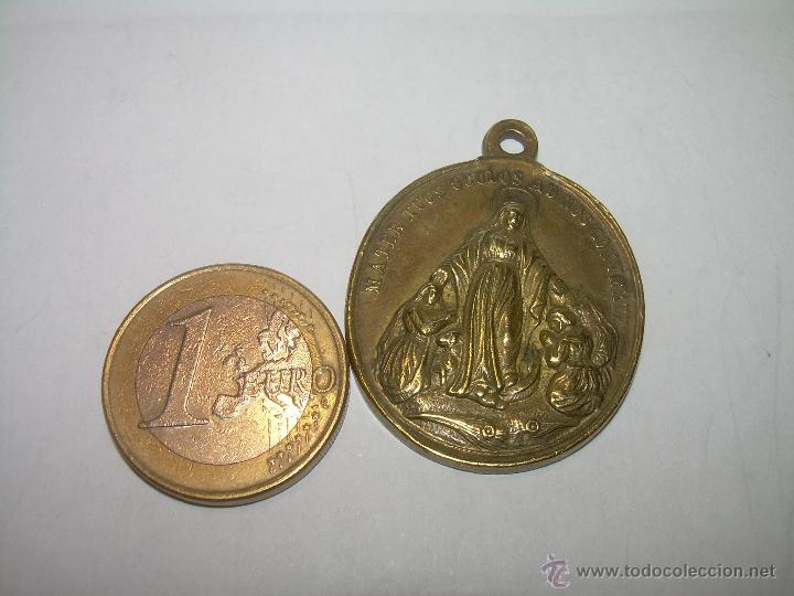Antig&uuml;edades: ANTIGUA MEDALLA DE BRONCE. - Foto 3