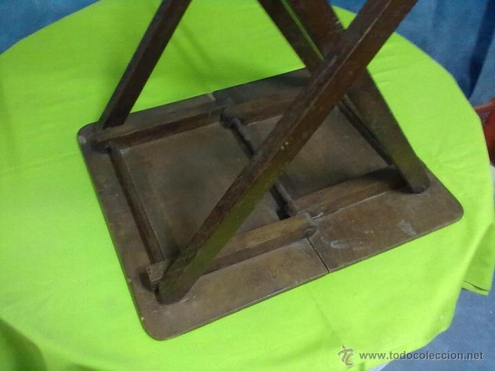 Antig&uuml;edades: MESA PLEGABLE PARA RESTAURAR - Foto 4
