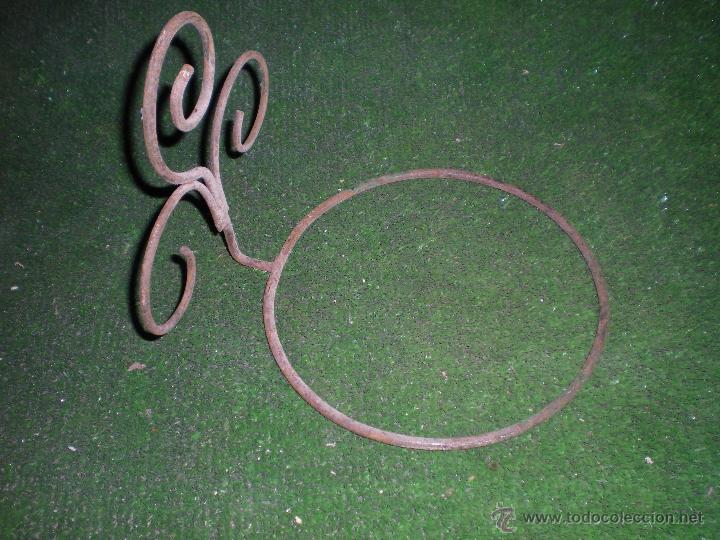 Antiques: Soporte macetero de pared 17x15cm