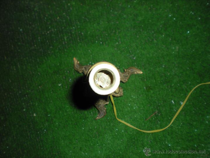 Antig&uuml;edades: L&aacute;mpara de mesa sin globo 20x10cm - Foto 4