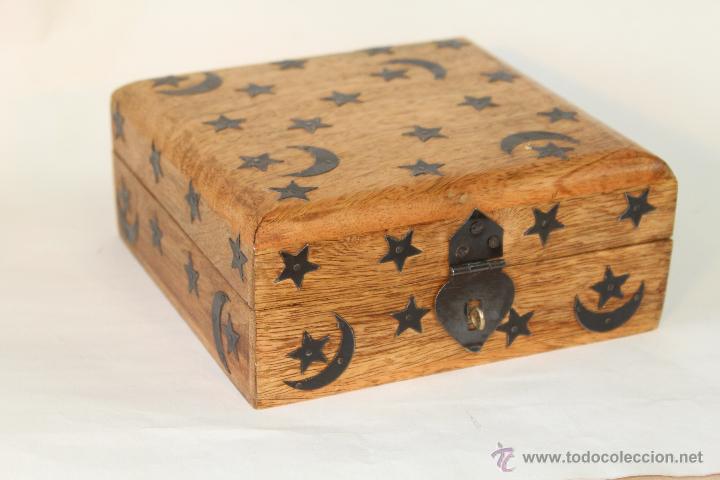 Antig&uuml;edades: caja joyero en madera - Foto 2