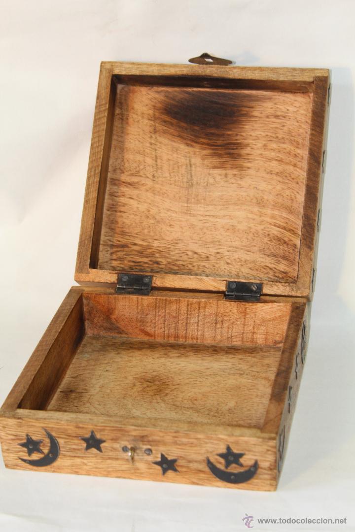 Antig&uuml;edades: caja joyero en madera - Foto 3