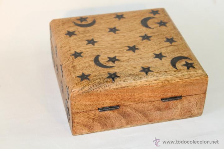 Antig&uuml;edades: caja joyero en madera - Foto 4