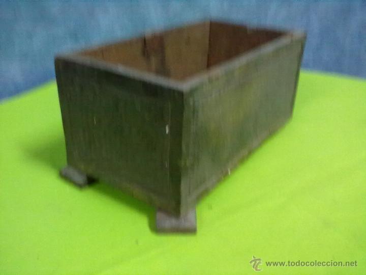 Antig&uuml;edades: CAJA MADERA TALLADA PARA RESTAURAR. - Foto 5