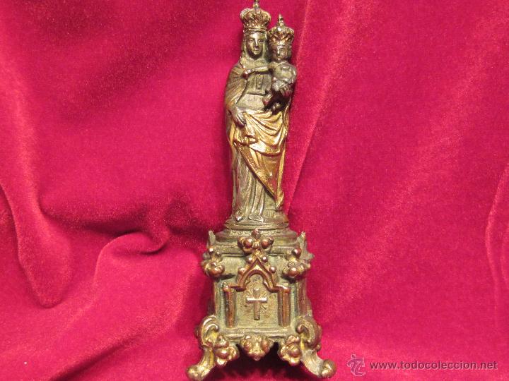 Antig&uuml;edades: virgen del pilar de calamina - Foto 3