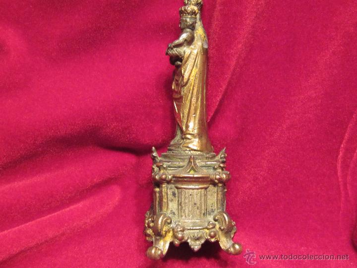 Antig&uuml;edades: virgen del pilar de calamina - Foto 4