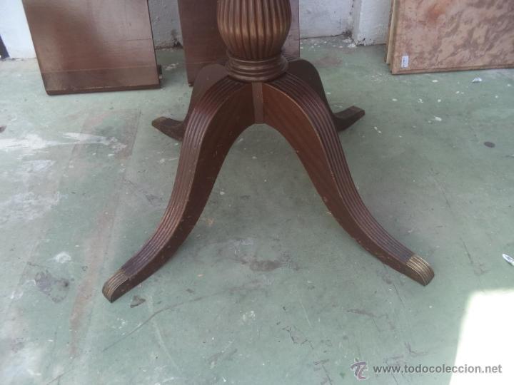 Antig&uuml;edades: mesa grande abatible - Foto 3