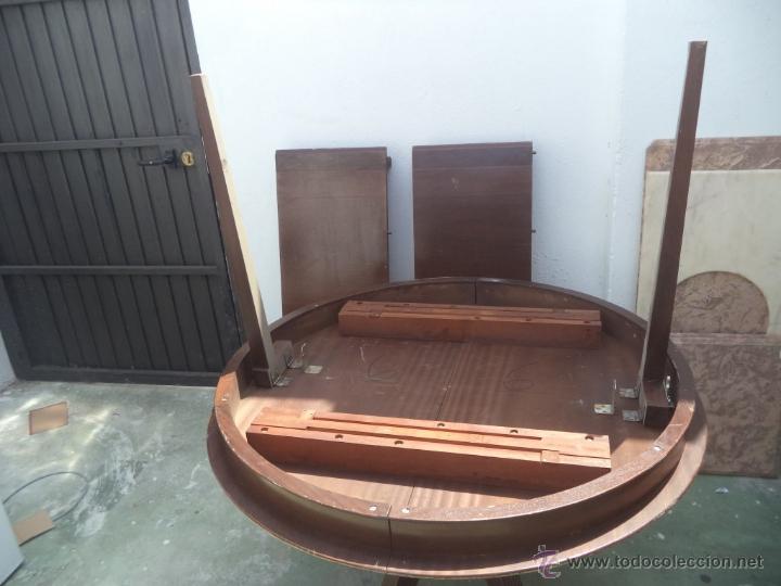 Antig&uuml;edades: mesa grande abatible - Foto 4