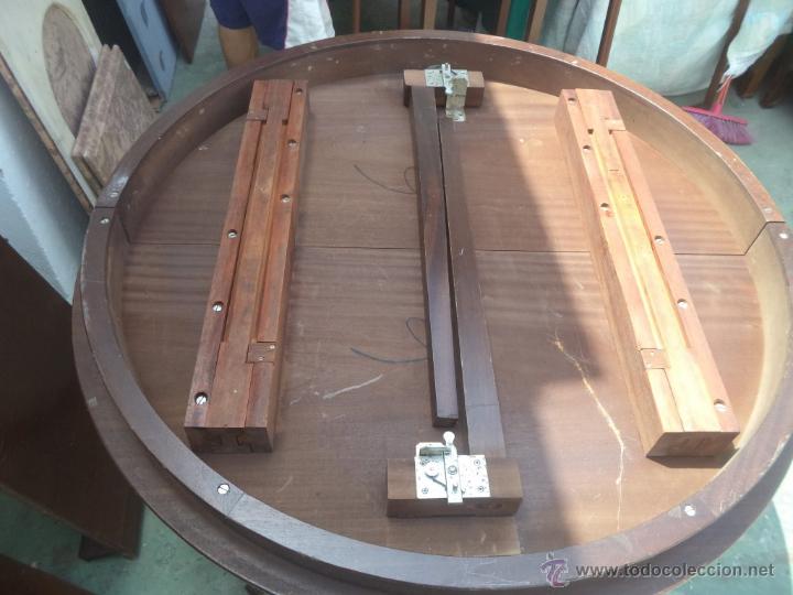 Antig&uuml;edades: mesa grande abatible - Foto 5
