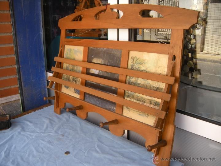 Antig&uuml;edades: ANTIGUO ESPEJO PERCHERO JUGUETERO - Foto 7