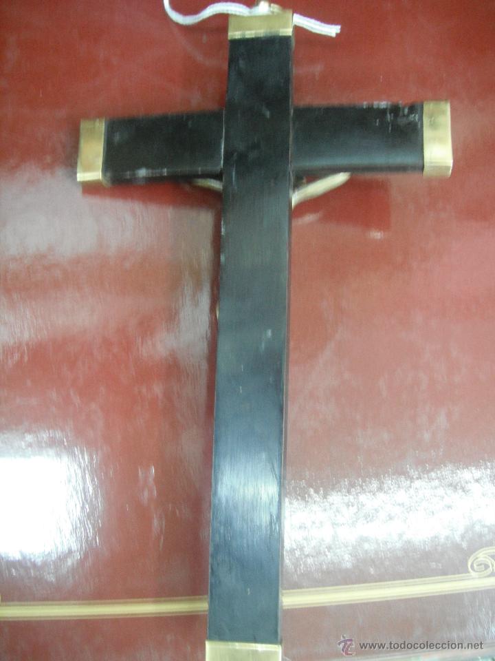 Antig&uuml;edades: CRUCIFIJO DE BRONCE - Foto 2