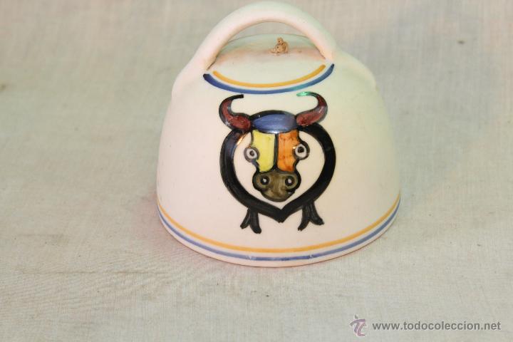 Antig&uuml;edades: CAMPANA EN CERAMICA - Foto 1