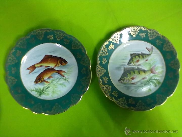 Antig&uuml;edades: PAREJA PLATOS PECES - Foto 1