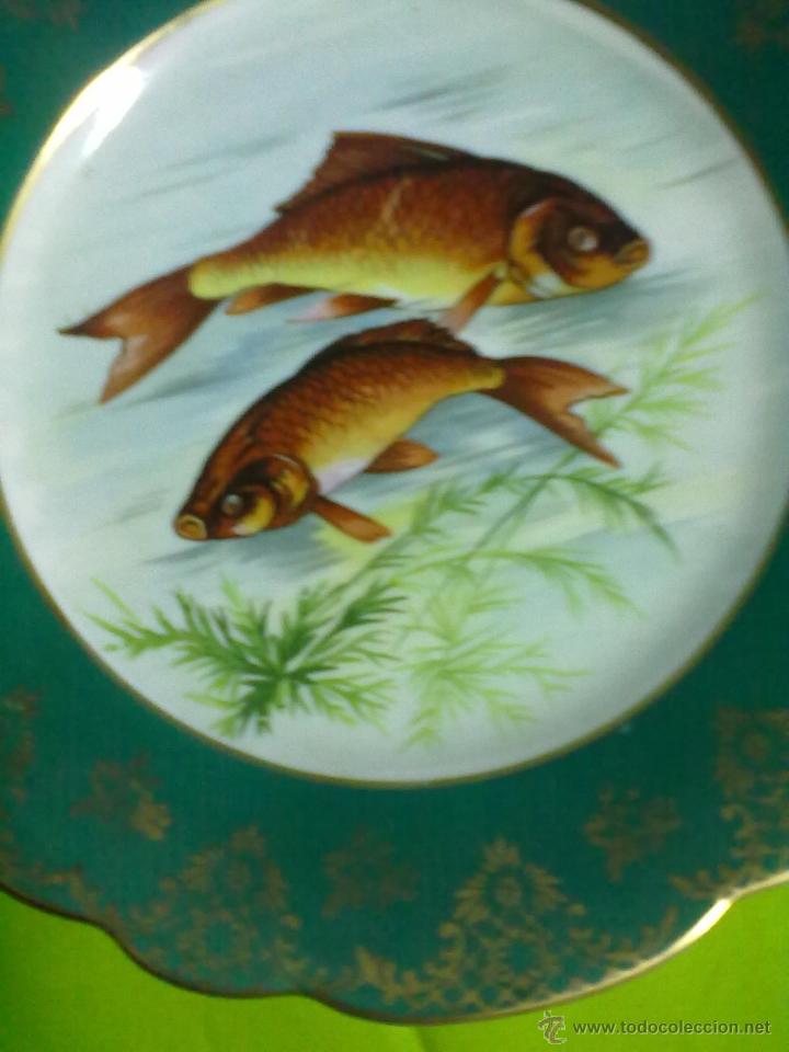 Antig&uuml;edades: PAREJA PLATOS PECES - Foto 2