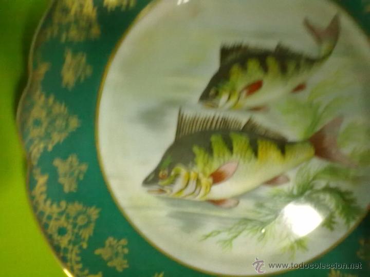 Antig&uuml;edades: PAREJA PLATOS PECES - Foto 3