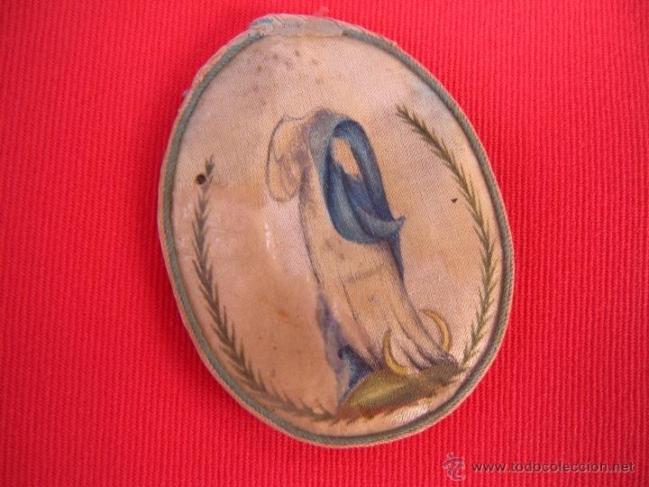 Antig&uuml;edades: ANTIGUO ESCAPULARIO DE SEDA - Foto 1