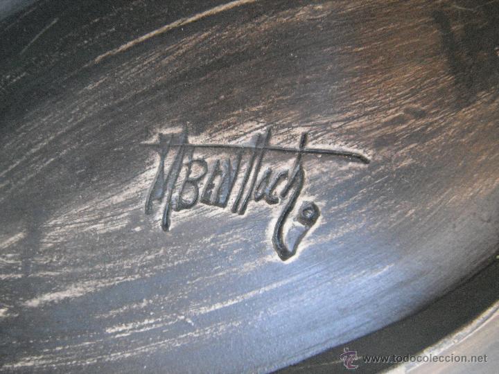 Antig&uuml;edades: plato con caballos firmado - Foto 3