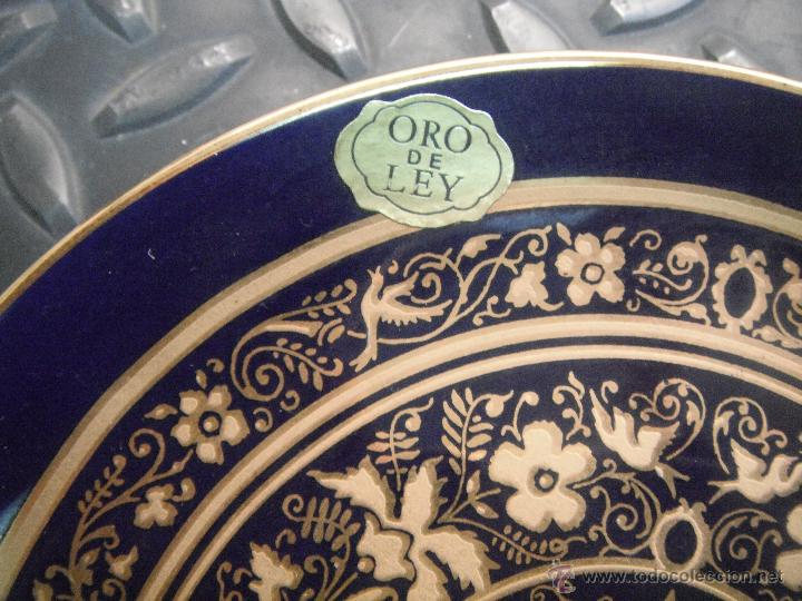 Antig&uuml;edades: plato decorativo oro - Foto 2