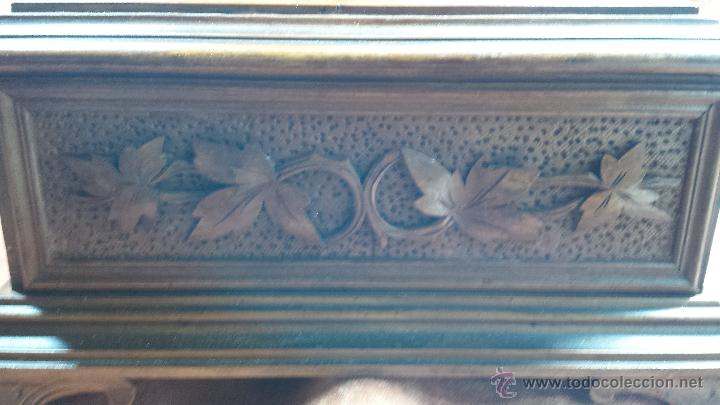 Antig&uuml;edades: JOYERO TALLA EN MADERA - Foto 3