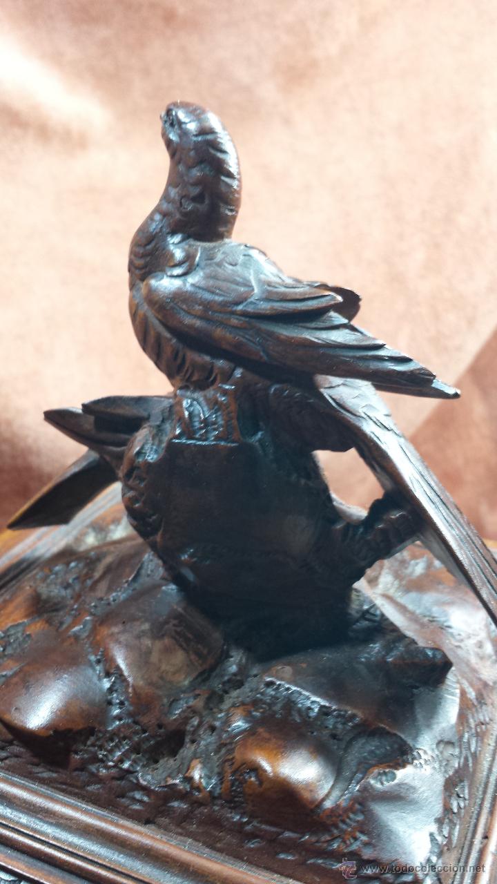 Antig&uuml;edades: JOYERO TALLA EN MADERA - Foto 10
