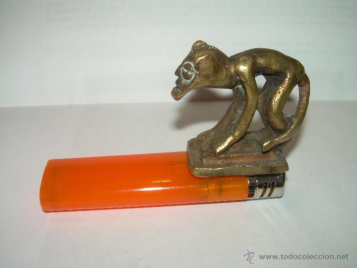 Antig&uuml;edades: ANTIGUA FIGURA DE BRONCE. - Foto 4
