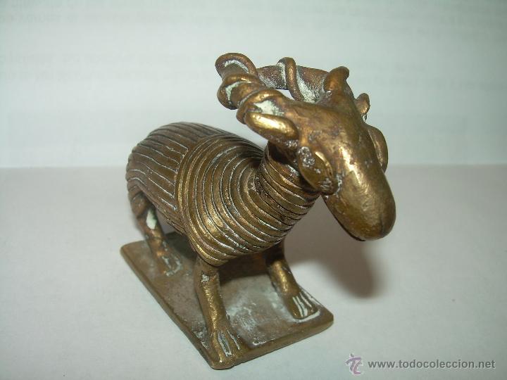 Antig&uuml;edades: ANTIGUA FIGURA DE BRONCE. - Foto 2