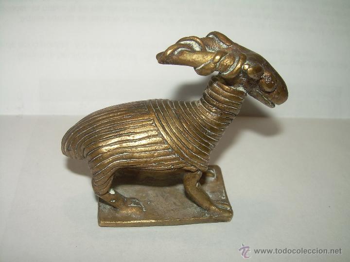 Antig&uuml;edades: ANTIGUA FIGURA DE BRONCE. - Foto 3