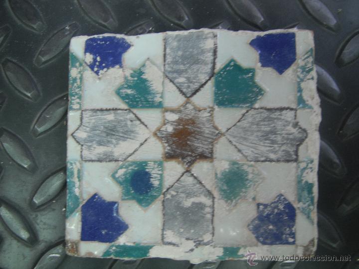 Antig&uuml;edades: AZULEJO CUERDA SECA - Foto 1