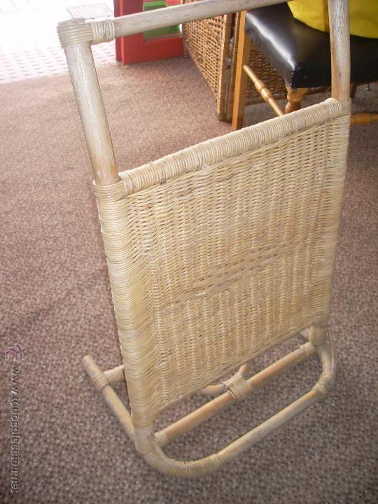 Antig&uuml;edades: PERCHERO ANTIGUO DE BAMBU  BAJO - Foto 2