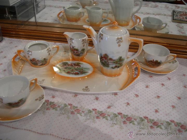 Antig&uuml;edades: Juego de caf&eacute; a&ntilde;o 1925 aproximadamente - Foto 2